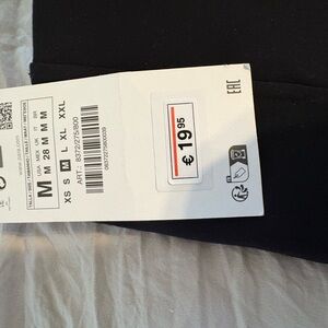 Zara High-Rise Black Leggings